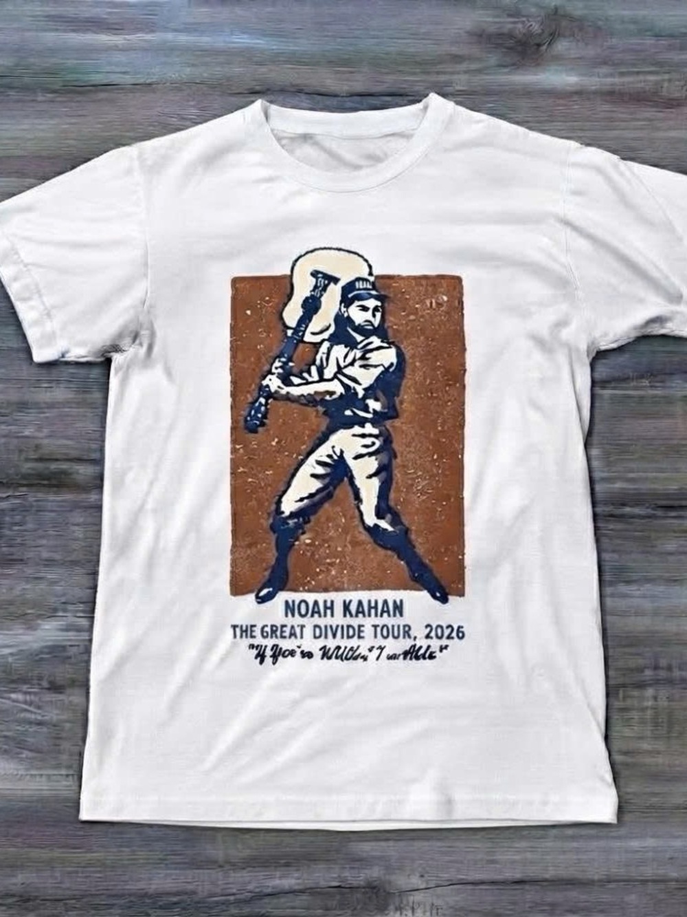 White 'The Great Divide Tour 2026' Graphic Tee